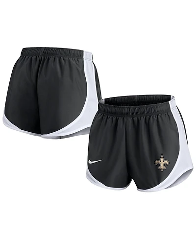 Nike Women's Black New Orleans Saints Tempo Shorts