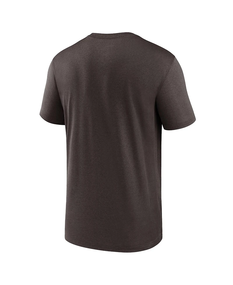 Nike Men's Brown Cleveland Browns Primetime Legend Icon Performance T-Shirt