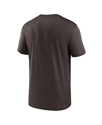 Nike Men's Brown Cleveland Browns Primetime Legend Icon Performance T-Shirt