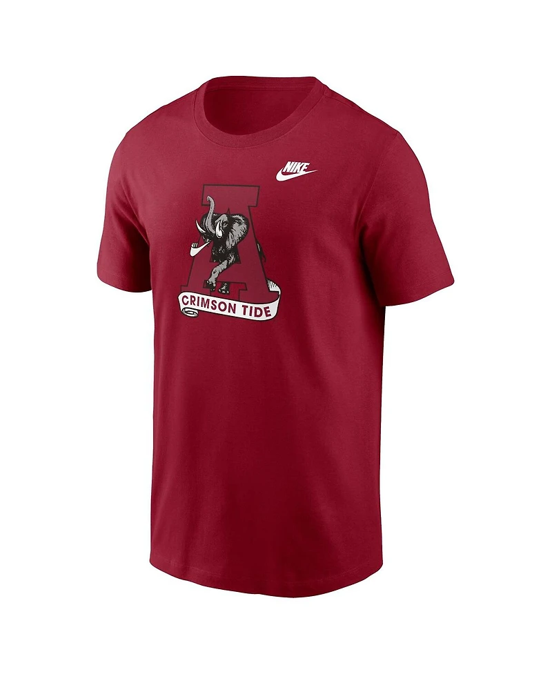 Nike Men's Crimson Alabama Tide Legacy Alternate Logo T-Shirt