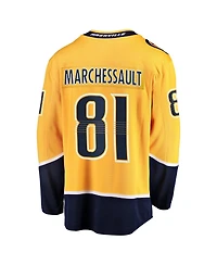 Fanatics Men's Jonathan Marchessault Gold Nashville Predators Home Premier Breakaway Player Jersey