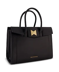 Gold Plated Hardware Large Leather Briefcase Bag