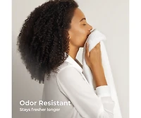 Cariloha Washcloth | Ocean Mist 12"x12" Turkish Cotton & Viscose Material Blend Extra Smooth, Odor Resistant and Highly Absorbent