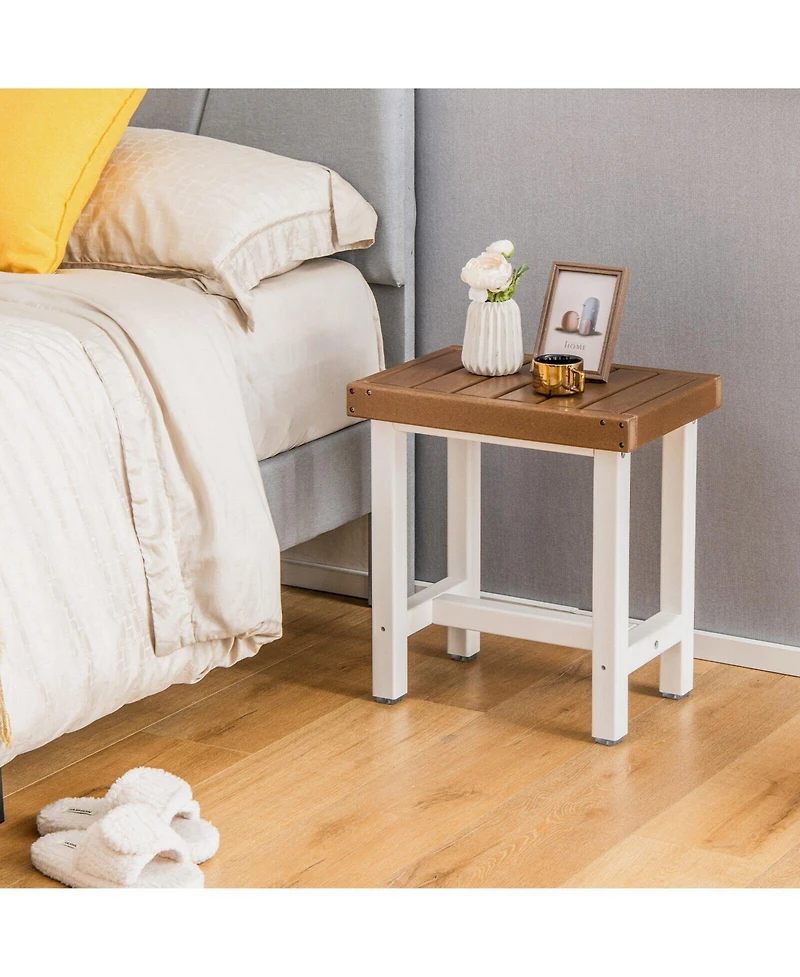 Sugift 18 x 12 Inch Waterproof Bathroom shower Stool