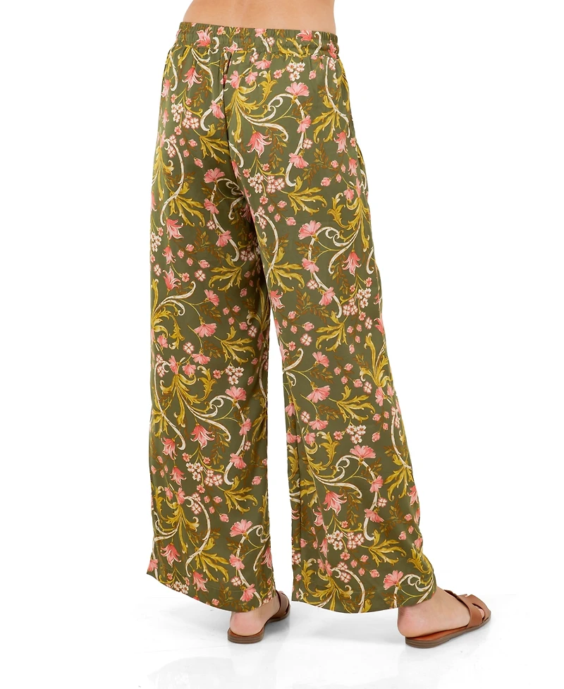 Fever Women's Print Drawstring Pant
