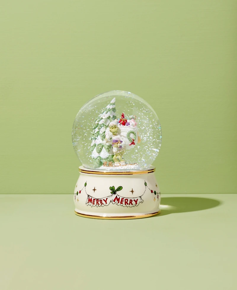 Lenox Grinchmas Snow Globe