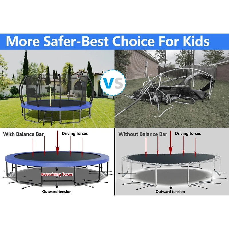 Streamdale 15FT Big Trampoline