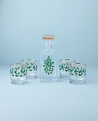 Lenox Holiday 5 Piece Whiskey Set