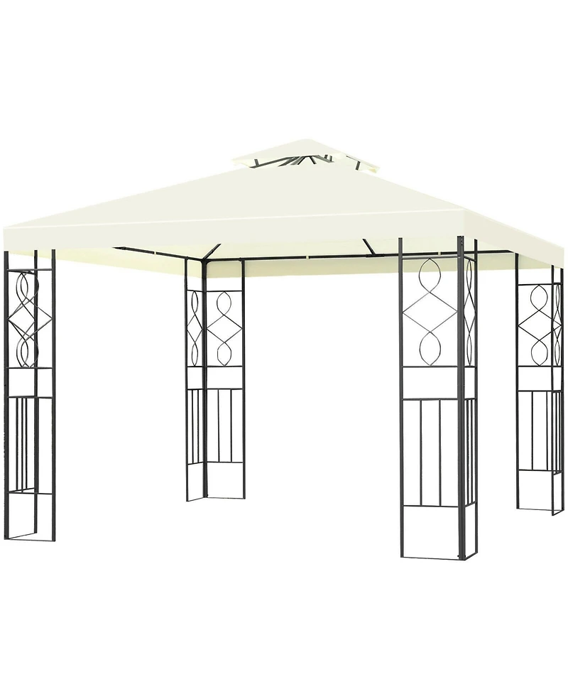 Vebreda 2 Tiers 10 x 10 Feet Patio Gazebo Canopy Tent