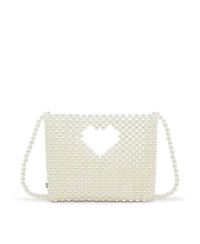 Betsey Johnson Gossip Cultivated Pearl Handbag