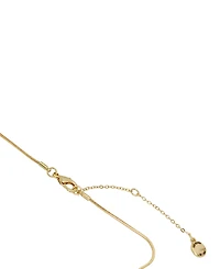 Steve Madden Faux Stone Gem Pendant Necklace