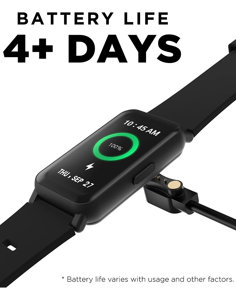 iTouch Active 4 Unisex Silicone Strap Fitness Tracker 42.7mm