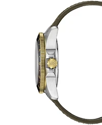 Certina Men's Swiss Automatic Ds Action Gmt Powermatic 80 Brown Leather Strap Watch 41mm