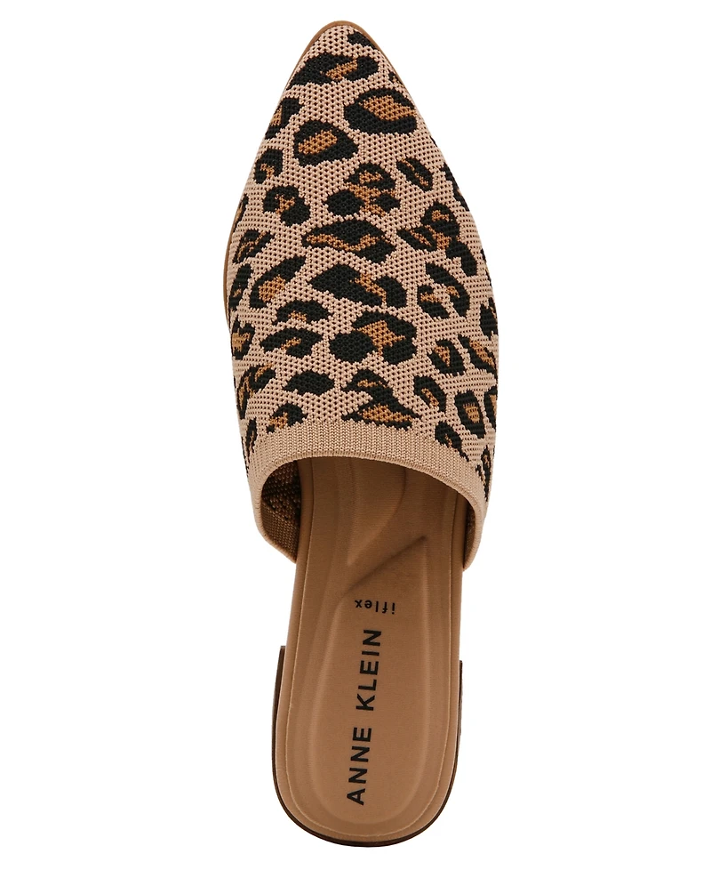 Anne Klein Women's Vassar Pointed Toe Knit Mules