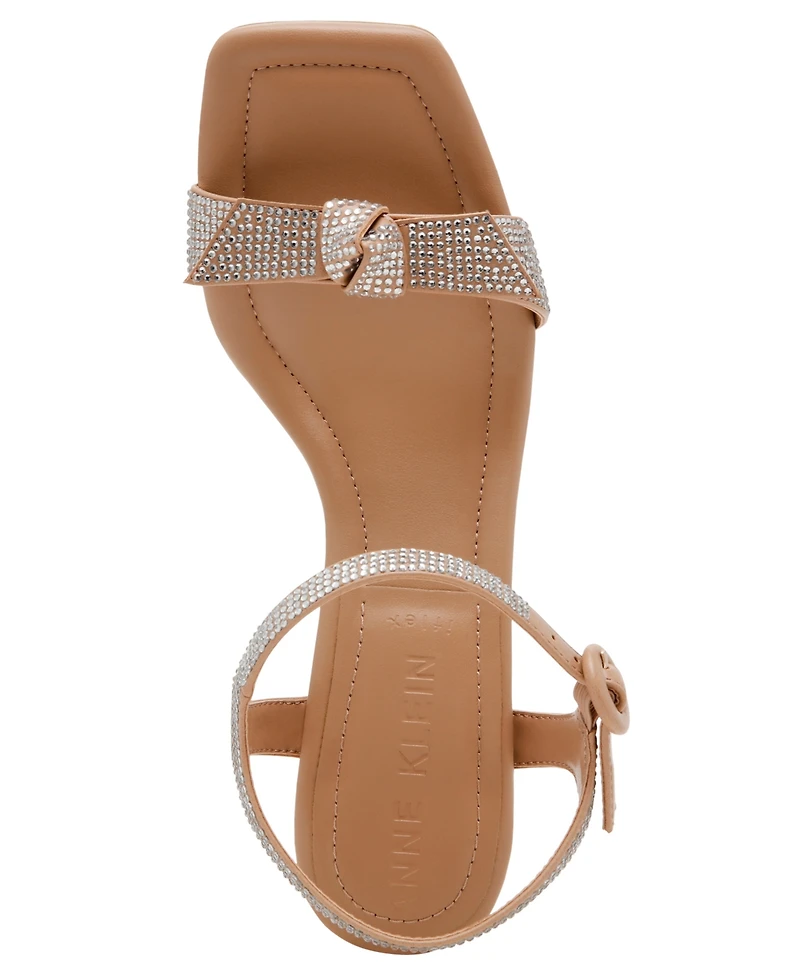 Anne Klein Women's Jia Knot Ankle Strap Dress Sandals