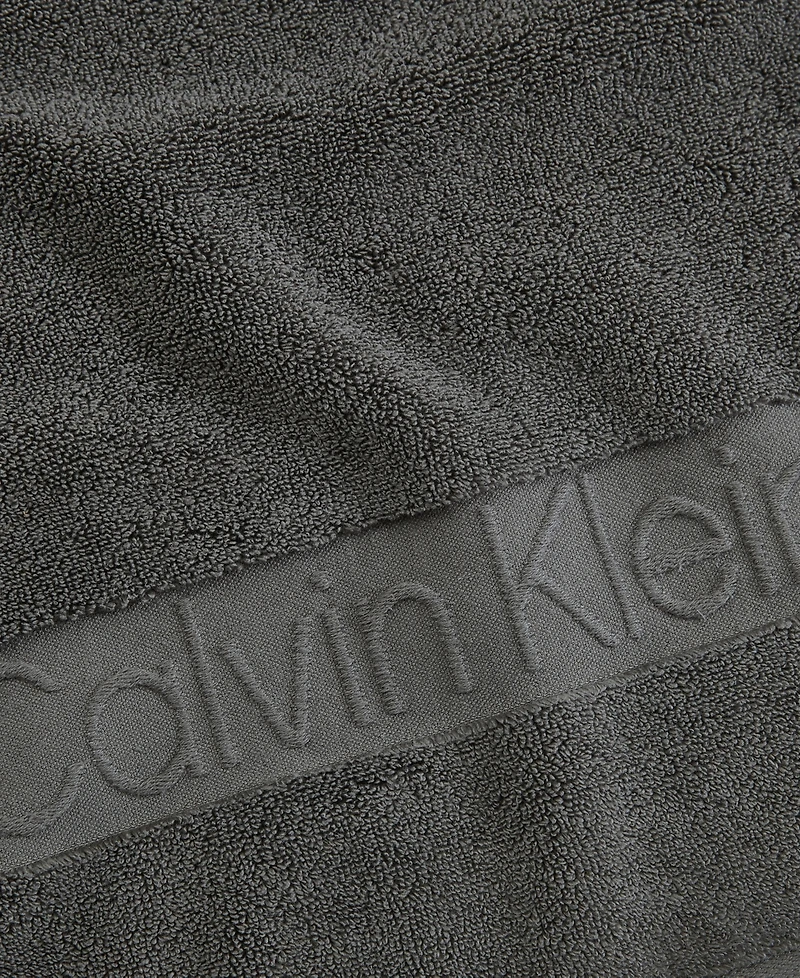 Calvin Klein Iconic Cotton Terry 3 Piece Bath Towel Set