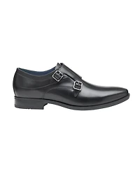 Johnston & Murphy Men's Gibbons Double-Buckle Monk Oxfords