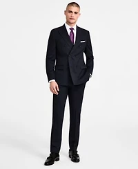 Alfani Mens Slim Fit Pinstripe Double Breasted Suit Separates Created For Macys