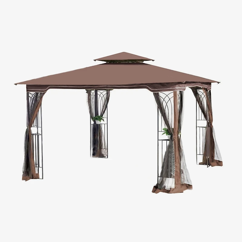 Streamdale 10x10 Outdoor Gazebo Canopy with Mosquito Net