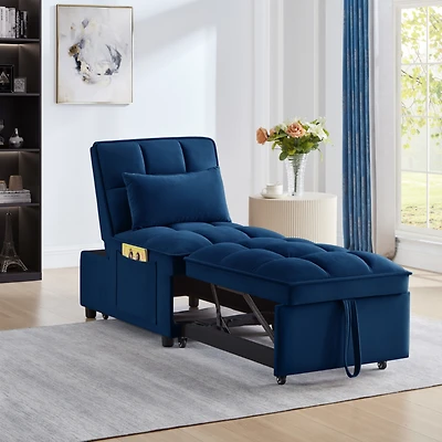 Streamdale 4-in-1 Sofa Bed with Adjustable Backrest, Storage, and Pillows