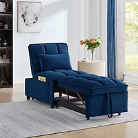 Streamdale 4-in-1 Sofa Bed with Adjustable Backrest, Storage, and Pillows