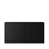 Streamdale 3-Drawer 2-Cabinet Multimedia Storage Cabinet for Ample Organization