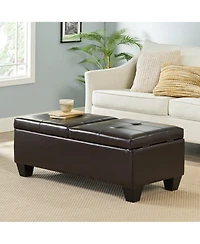 Streamdale Furniture Cozy Comfort and Practical Storage 2-in-1 Storage Ottoman