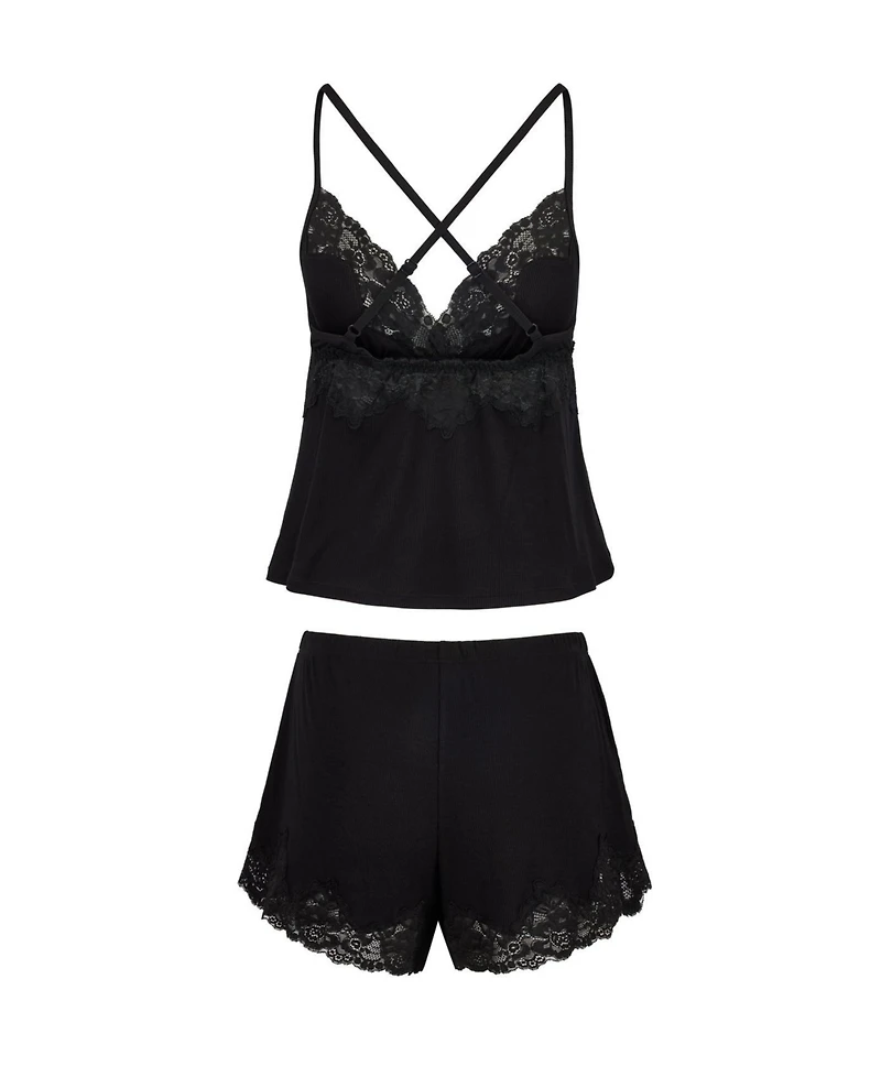 Adore Me Women's Lora Pajama Cami & Shorts Set