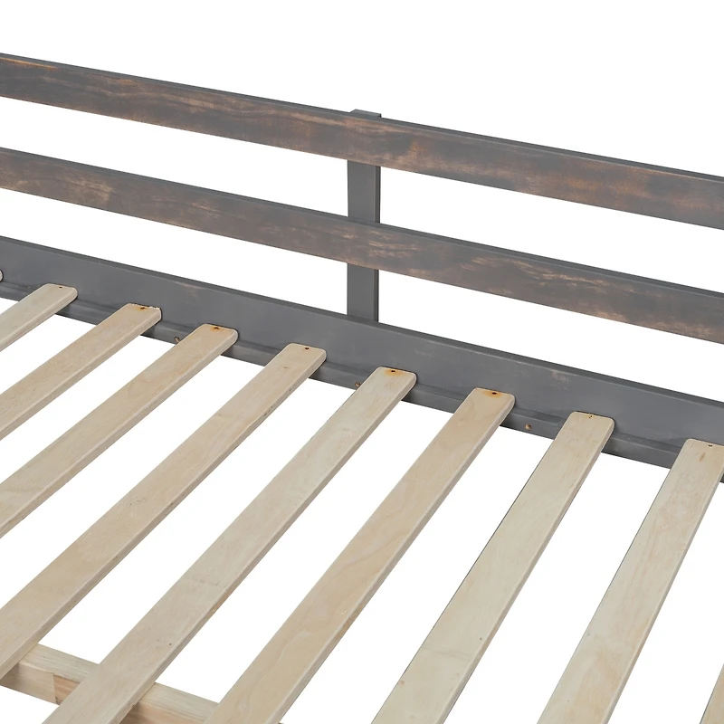 Streamdale U-Shape Loft Bed with Drawers and Shelves