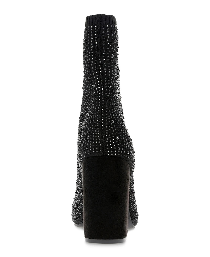 Mia Women's Magdalena Knit Sock Dress Booties
