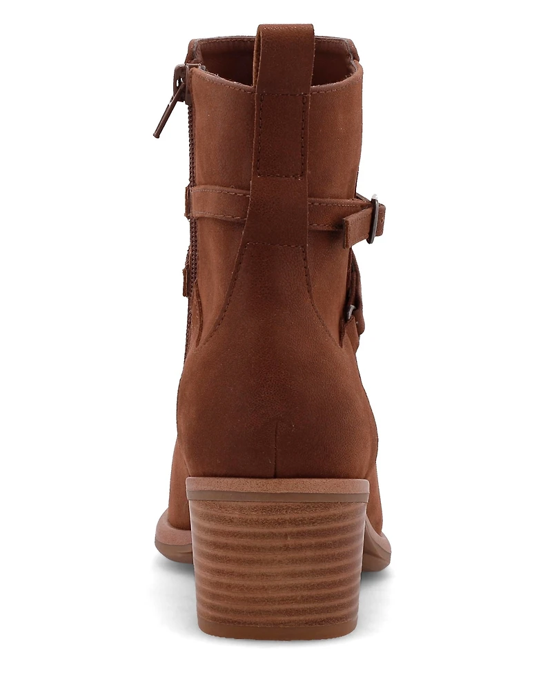 Mia Women's Santina Block-Heel Western Prairie Booties