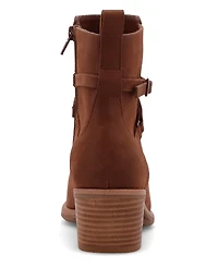 Mia Women's Santina Block-Heel Western Prairie Booties