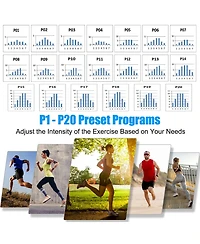 4.75HP Electric Folding Treadmill W/App Auto Incline Preset Programs Speakers