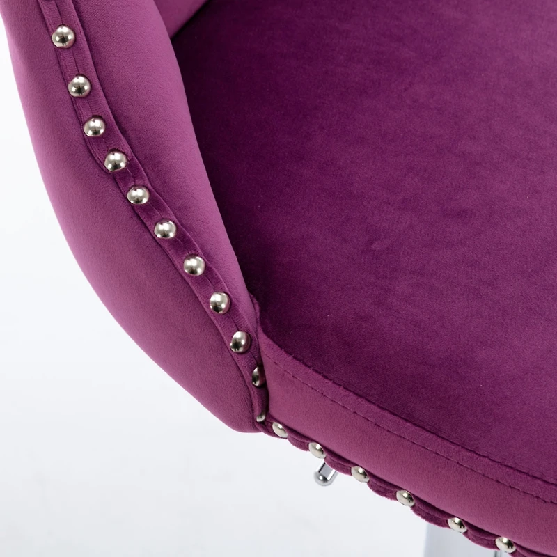 Simplie Fun Hand-Crafted Bar Chair with Ergonomic Support and Durable Base