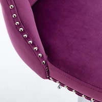 Simplie Fun Hand-Crafted Bar Chair with Ergonomic Support and Durable Base