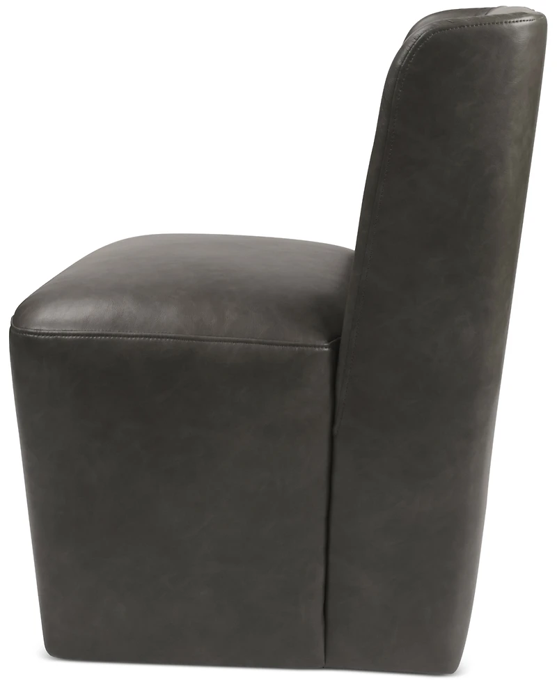 Seham Faux Leather Dining Chair, Created for Macy's