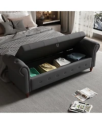 Streamdale Furniture Bed Bench Fabric