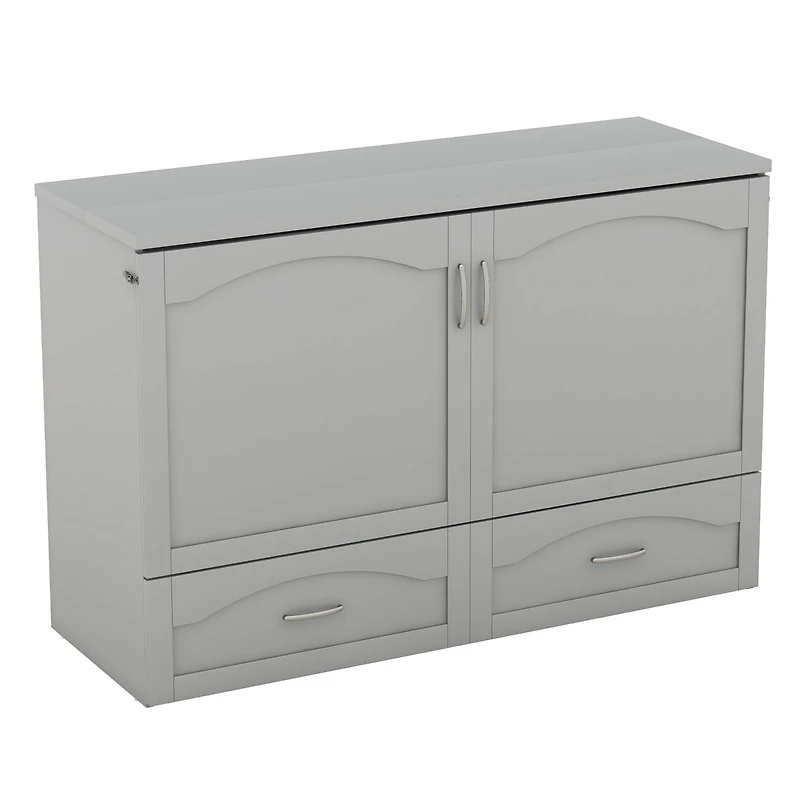 Streamdale Queen Size Wall Bed with Drawer and Charging Ports