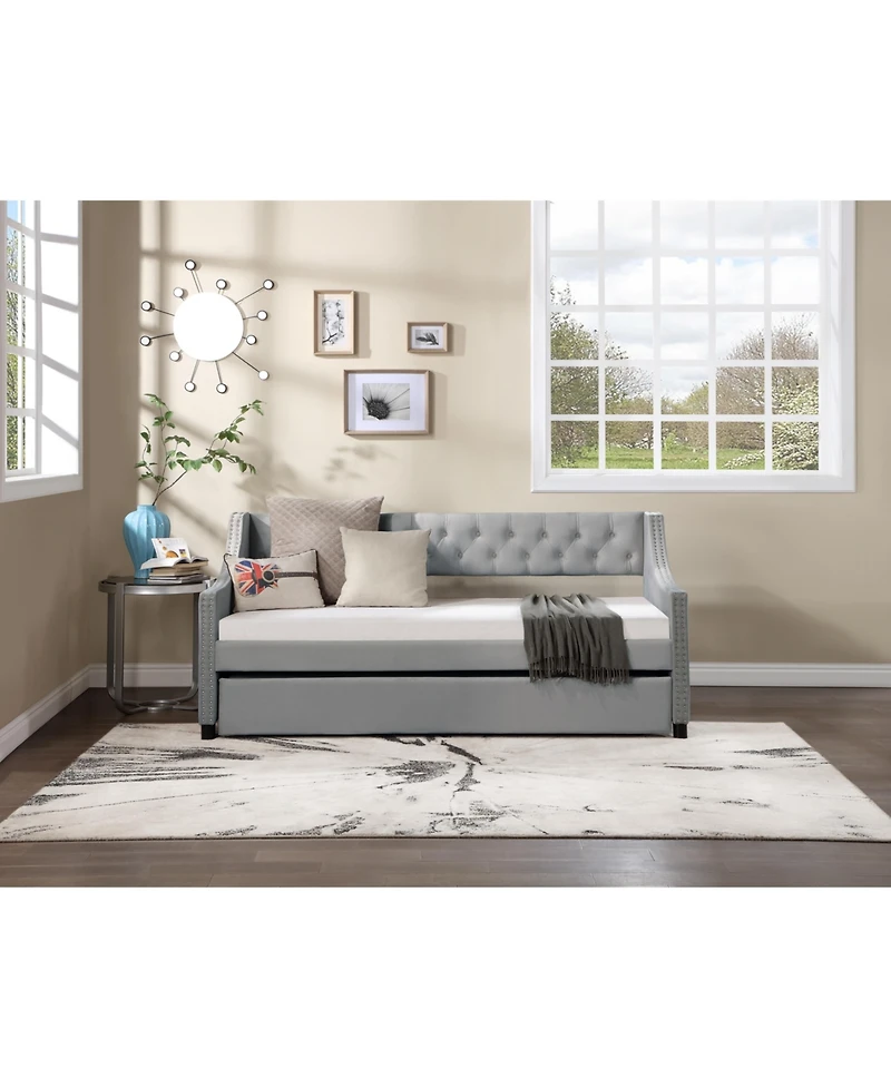Streamdale Versatile Space-Saving Daybed with Trundle for Modern Living