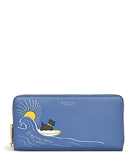 Radley London Happiness Comes in Waves Zip Around Wallet