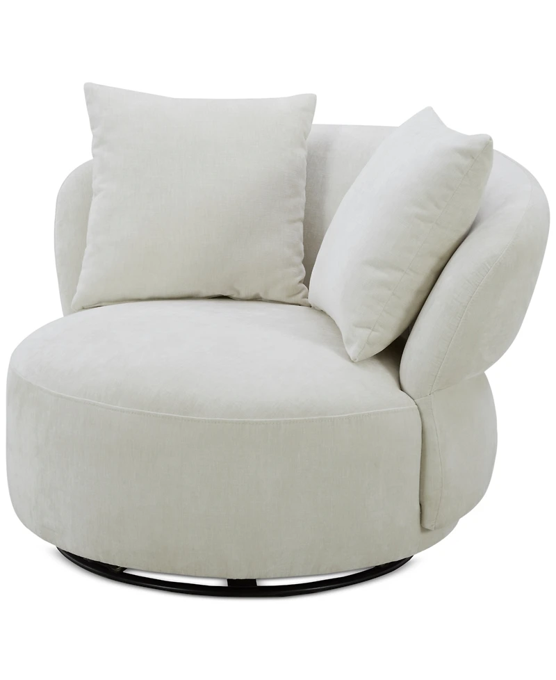 Ordesh Fabric Swivel Chair, Created for Macy's