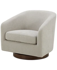 Solvie Fabric Swivel Chair, Created for Macy's