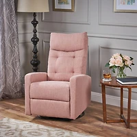 Streamdale Contemporary Push-Back Recliner with Glide and Swivel