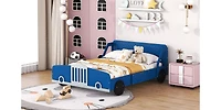 Streamdale Full Car-Shaped Platform Bed With Wheels