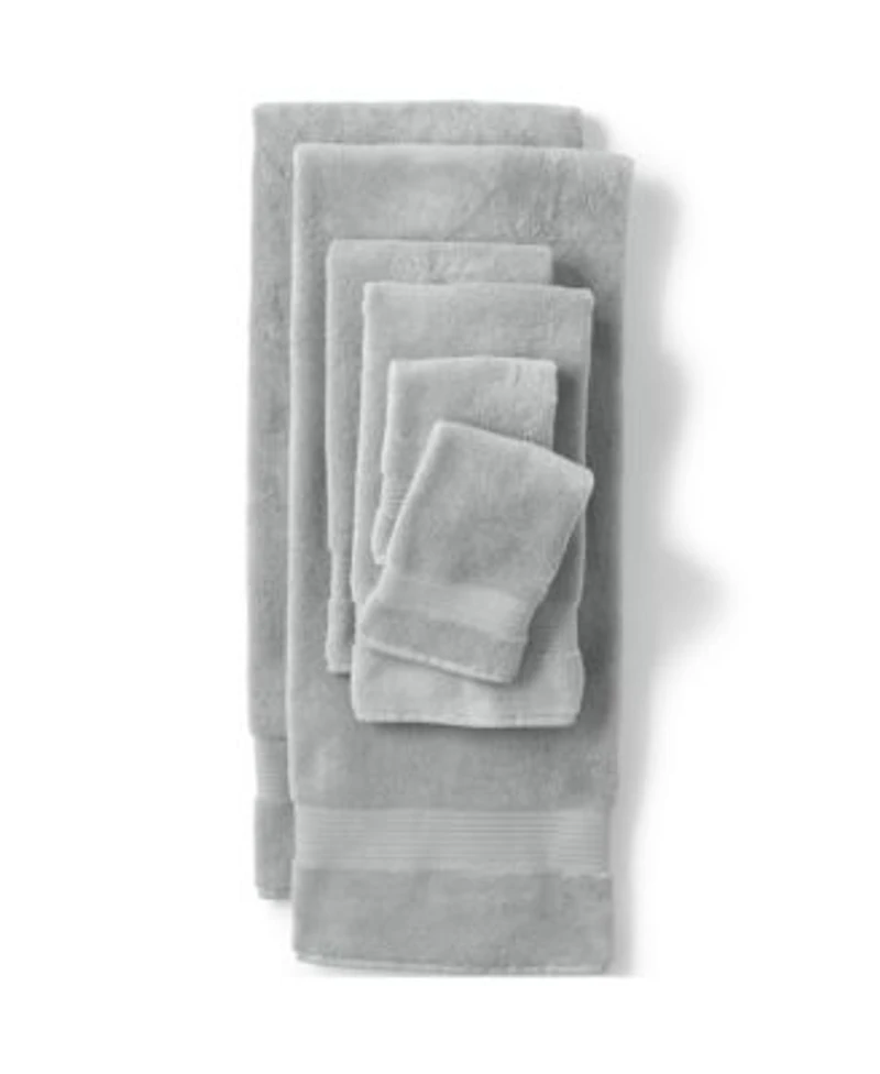 Lands End Quick Dry Cotton 6 Piece Bath Towel Set