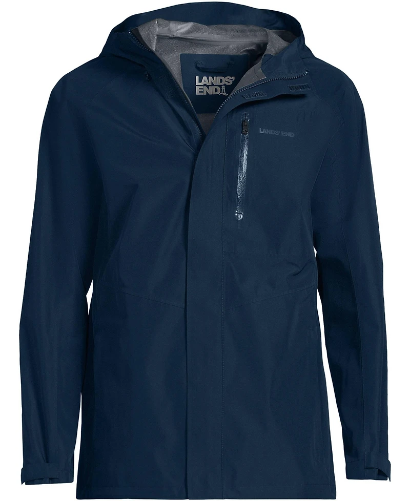 Lands' End Big & Tall Squall Waterproof Packable Rain Jacket