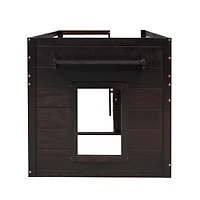 Streamdale Twin Loft Bed With Cabinet And Shelf