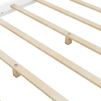 Streamdale Queen Size Canopy Platform Bed With Support Legs