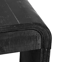 Simplie Fun Retro Console Table with Drawers (Natural Wood)