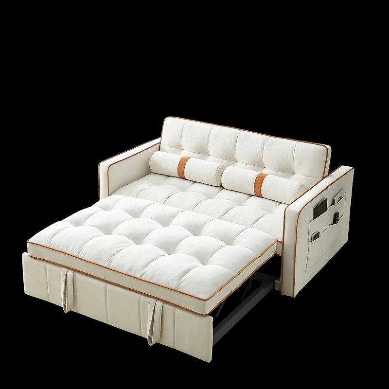 Streamdale 55" Pull-Out Sofa Bed with Side Pockets